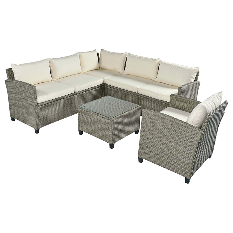 Ensemble repas extérieur L 22,4 po Aydogan, Beige