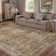 Machine Washable Vintage Floral Area Rug With Non-Slip Rubber Backing