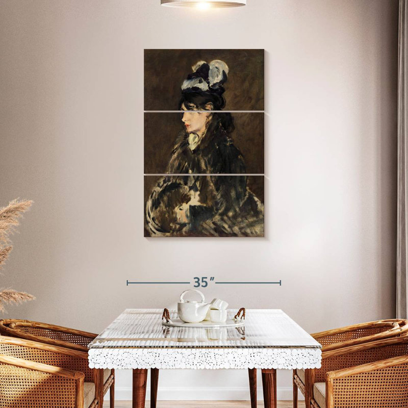 Leisha Berthe Morisot 1869-1873, H 57 po x l 36 po