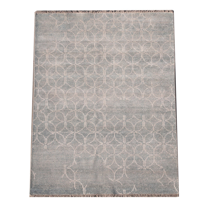 Tapis bleu 6X8