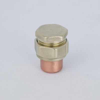 Copper And Brass Raised Knob