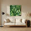 Art mural en métal vert légumes roquette Eruca sativa-2125516357