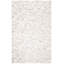 Tapis ivoire / gris en cuir feutré à la main Sequeira-1505919586
