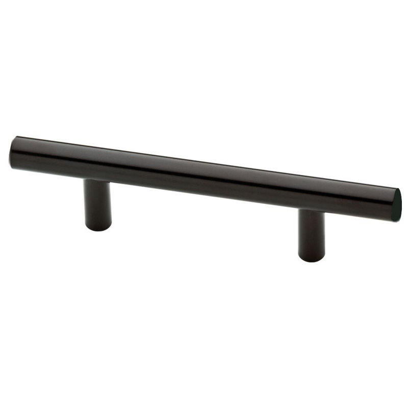 (Paquet de 5) Poignée barre 3 pouces noir mat