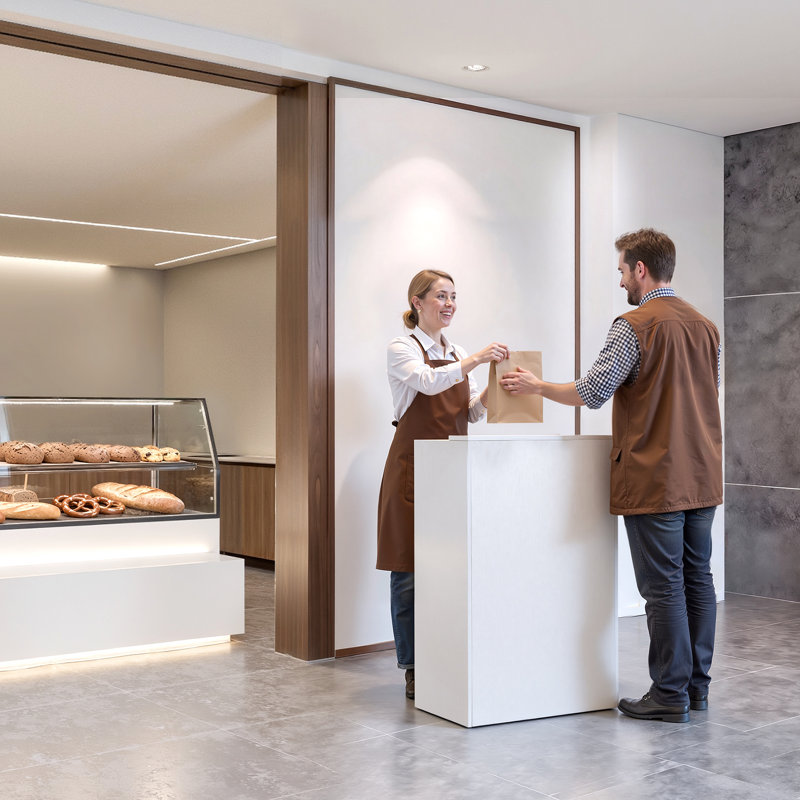 Rectangle Reception Desk