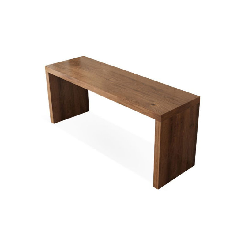 Bureau d'écriture Burlywood, H 29,53 po x l 62,99 po x P 23,62 po