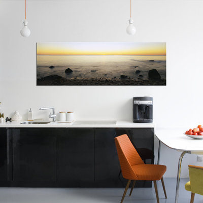 " Rock-Laden Beach, Block Island, Rhode Island, USA " Print