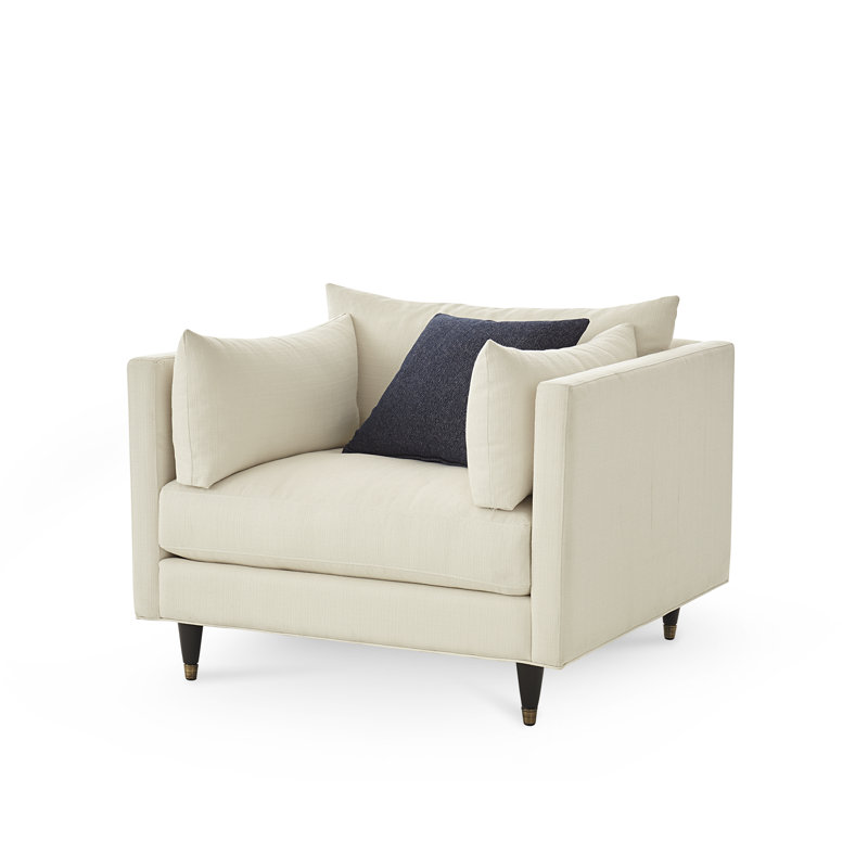 Touffeté de 45 po de largeur Zehava, Chenille Vibe Coastal