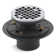 Round Design 3" Grid Shower Drain