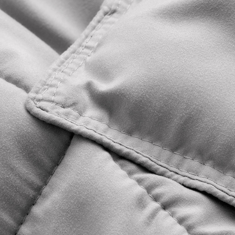 Soft All Season Comforter Set, Light Gray, Twin Comforter + 1 Standard Sham