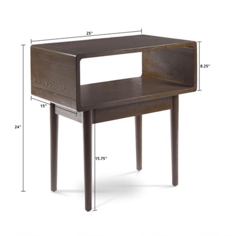 Buerger Solid Wood End Table