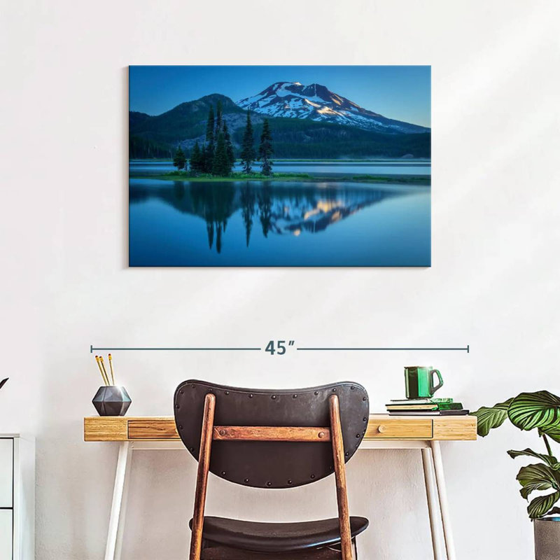 Volcan Alvord Sparks Lake South Sister, H 24 po x l 36 po