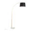 Lampe sur pied March en marbre et métal avec abat-jour en lin March-1477623144-1477623151