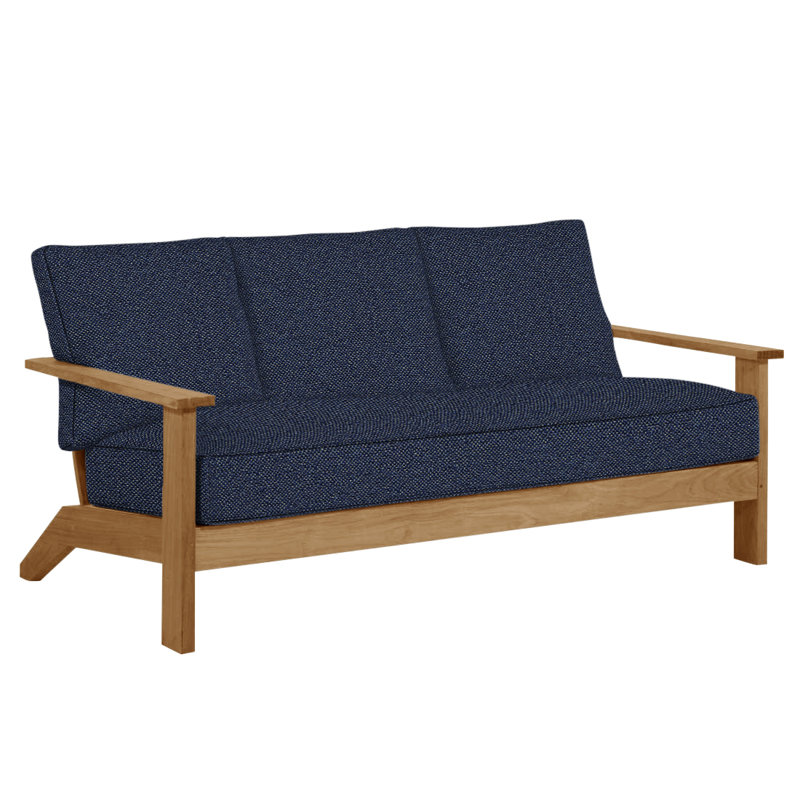 Canapé Ashland - Teck naturel, Welt, Ashland #4 teck naturel, Indigo Intermix