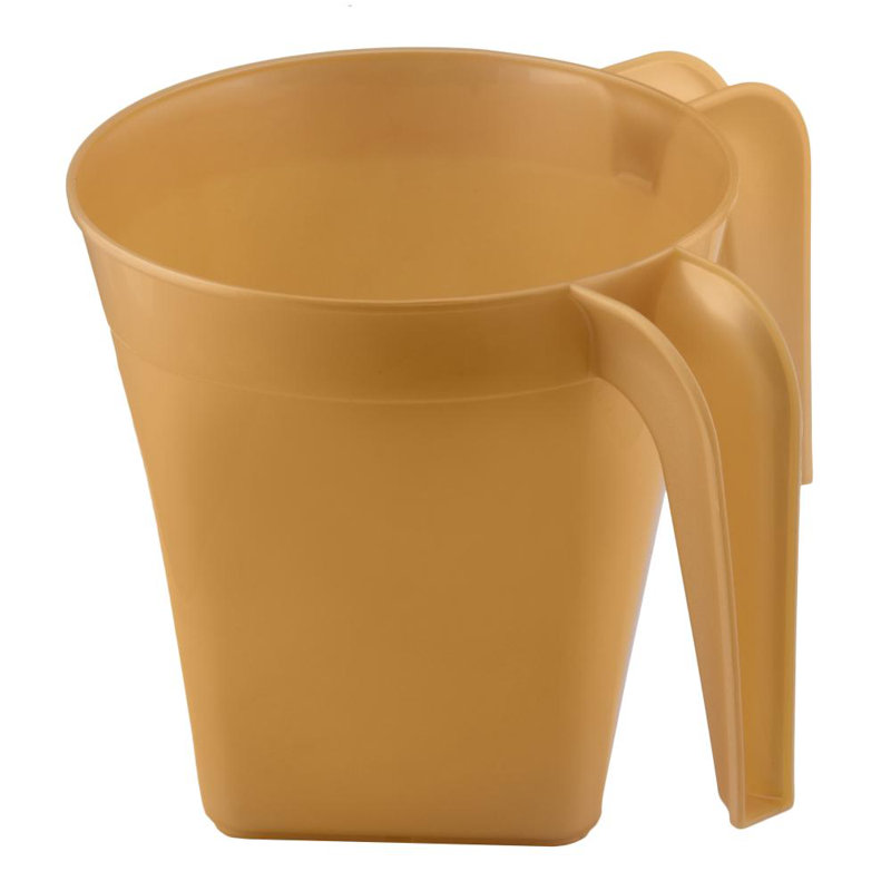 Khuong Plastic Square Wash Cup, Gold