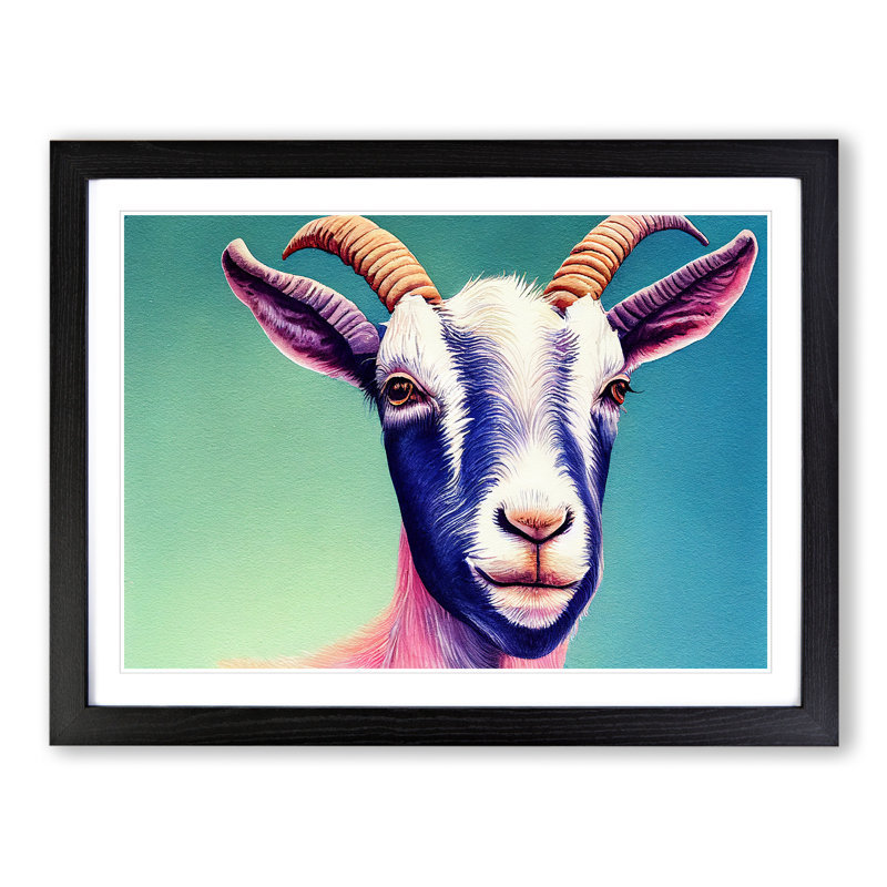 Goat in Colour Vol.1 - Framed Print