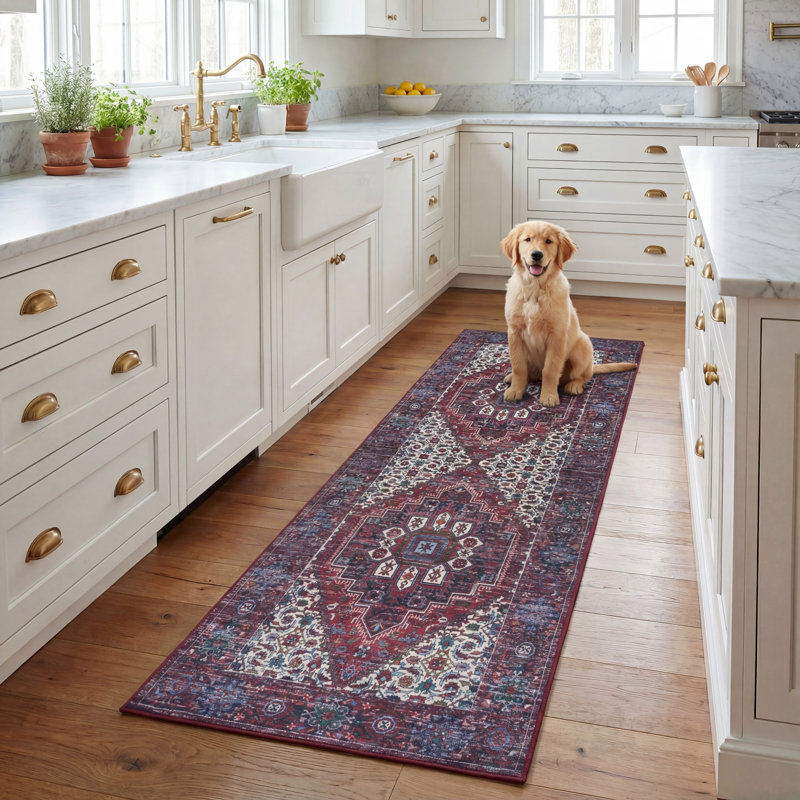 Tucson Performance Machine Washable Oriental Rug, Runner 2'6" x 8'