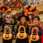 Peluches ou paniers de friandises pour Halloween
