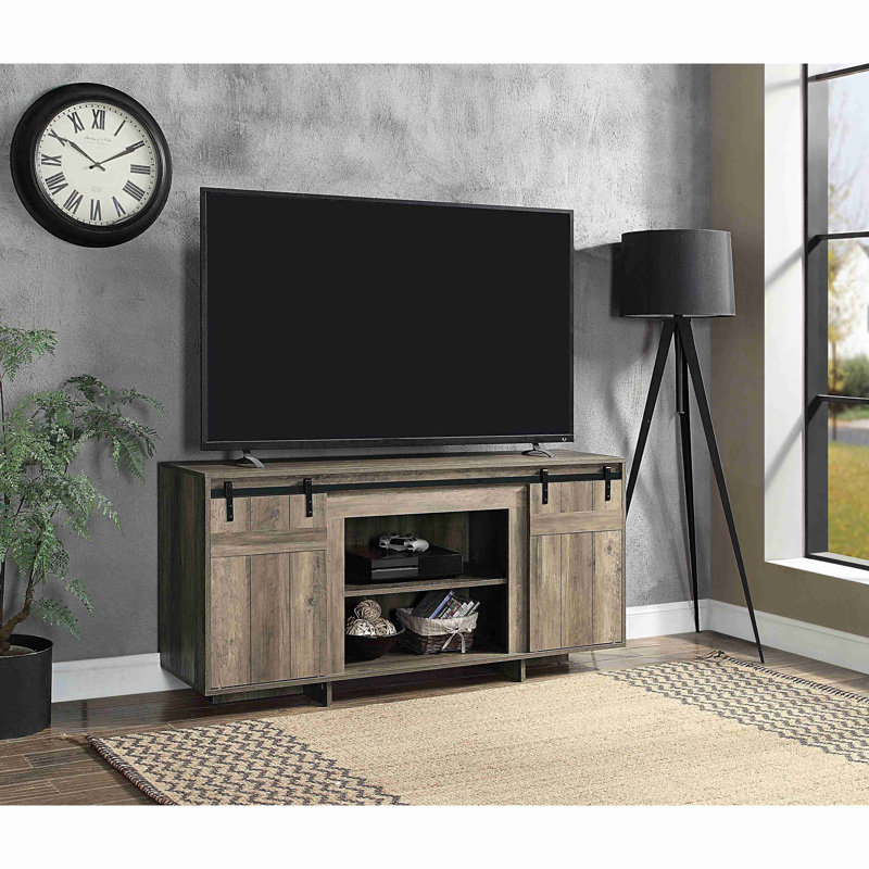 Bellarosa Gray Washed Finish TV Stand