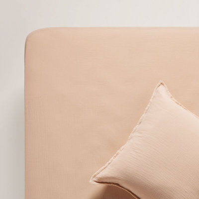 100% Cotton Plain Weave / Muslin Fitted Sheet