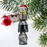 Medieval Helms Totem Hanging Figurine Ornament
