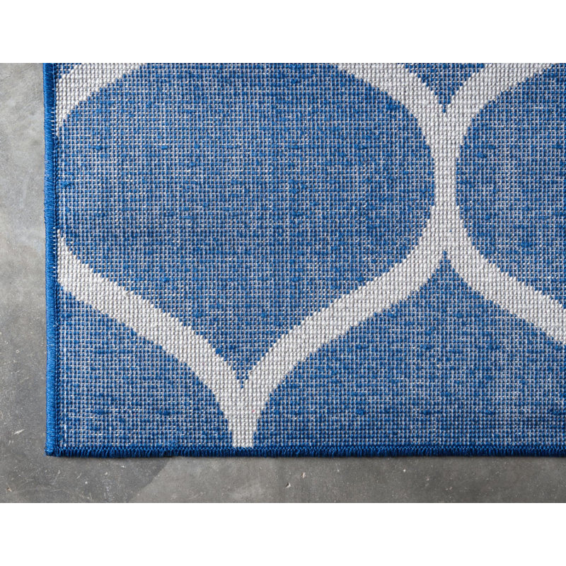 Llanet Geometric Indoor Rug, Rectangle 5'3" x 8'