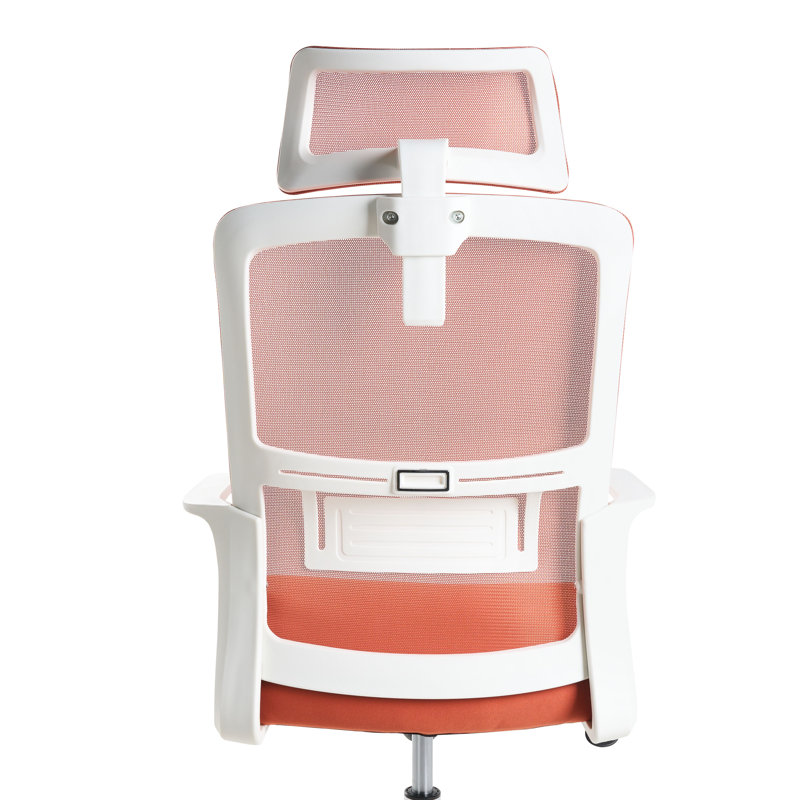 Office Chair with Headrest, Coral