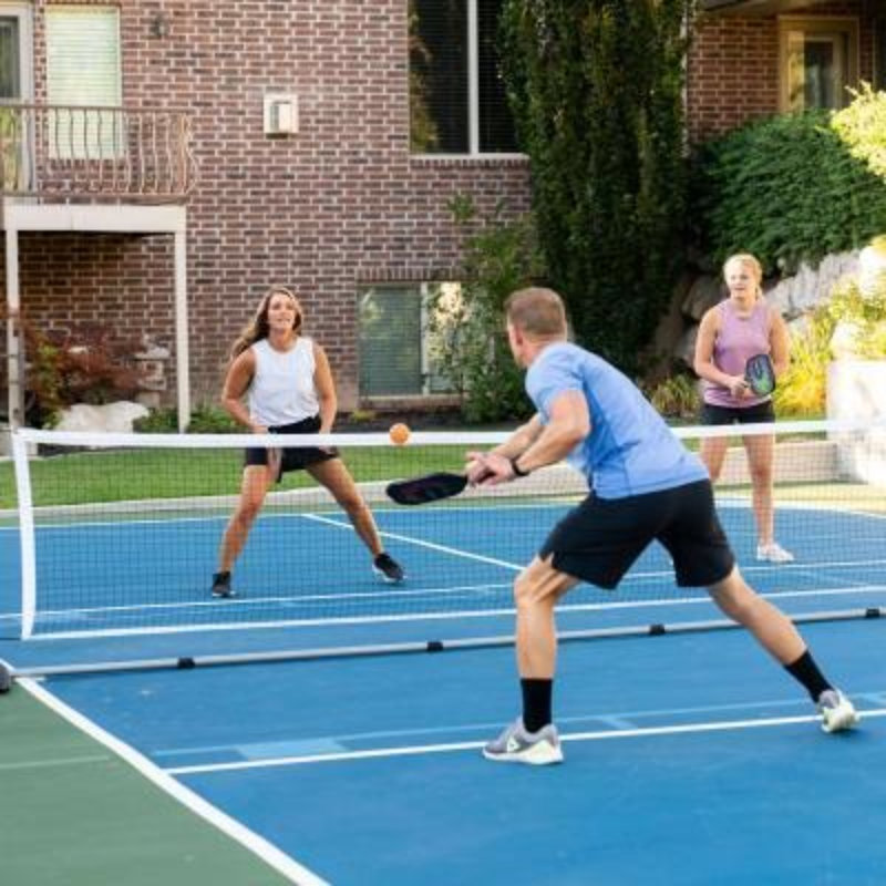 Lifetime Pro Portable Pickleball Set with Net, Paddles and Balls