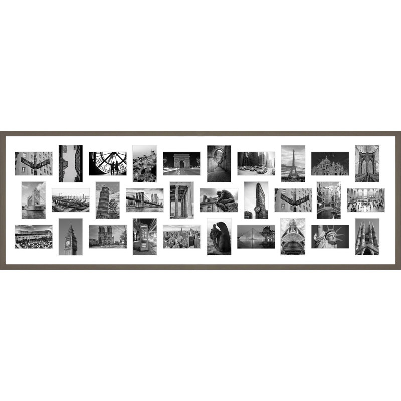 Iyre Collage Picture Frame, Titanium