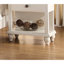 Modern Bedroom Side Shelf With 1 Nightstand In White Finish - Poplar Wood And Bedside Table Open