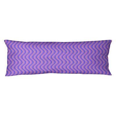 Coussin lombaire à chevrons