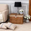 Wicker Storage Trunk with Lid and Cotton Liner-2014681383-2014681384