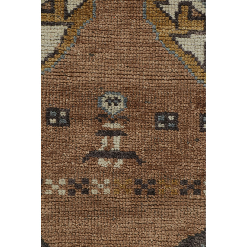 One-of-a-Kind Rectangle 3'2”x6' Hand Knotted Area Rug