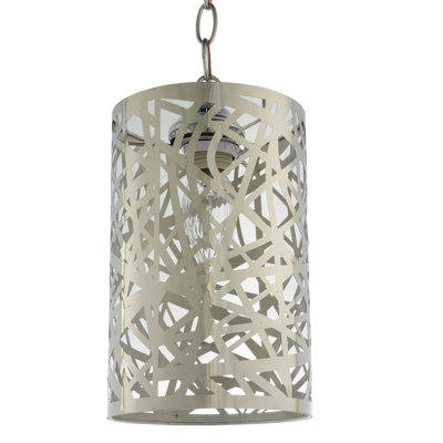 Luminaire suspendu cylindrique à 1 lumière Jahden