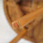 Table d'appoint ronde en acacia