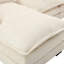 Canapé modulaire en U en chenille, pratique et élégant rembourré en U avec chenille, confortable