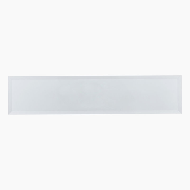 Mini-console étroite avec plateau en miroir, Gris, Gris