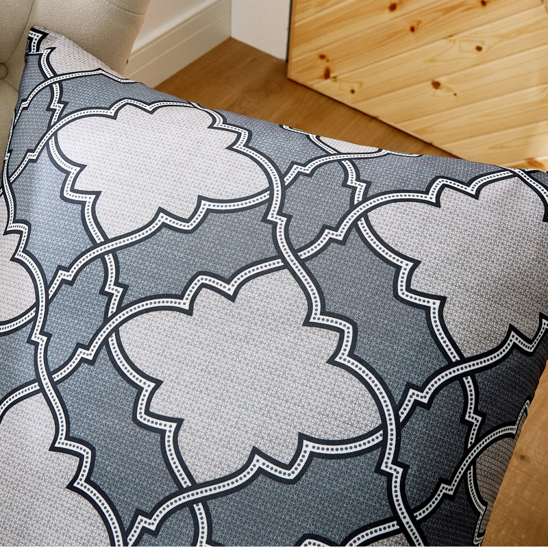 Housse de coussin Dobson, gris, 20 po X 20 po