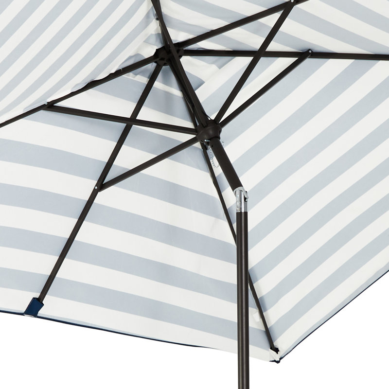Parasol de marché rectangulaire 10 pi x 6 pi 6 po Berneita, Bleu
