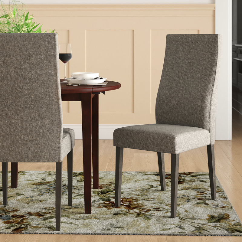 19.3'' H Tufted Linen Upholstered Side Chair