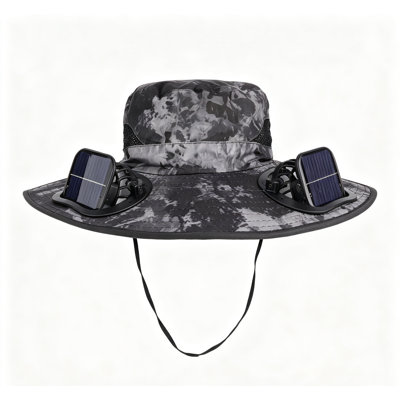 Chapeau solaire à ventilateur solaire