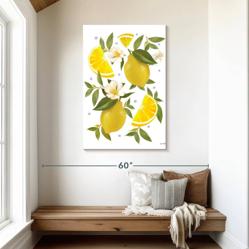 Yarlin citron citron botanique, H 45 po x l 30 po