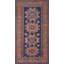 Tapis tribal antique de race blanche Lesghi