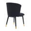 Sofina Modern Velvet Dining Chair, Tufted Back, Wooden Frame-2080165016