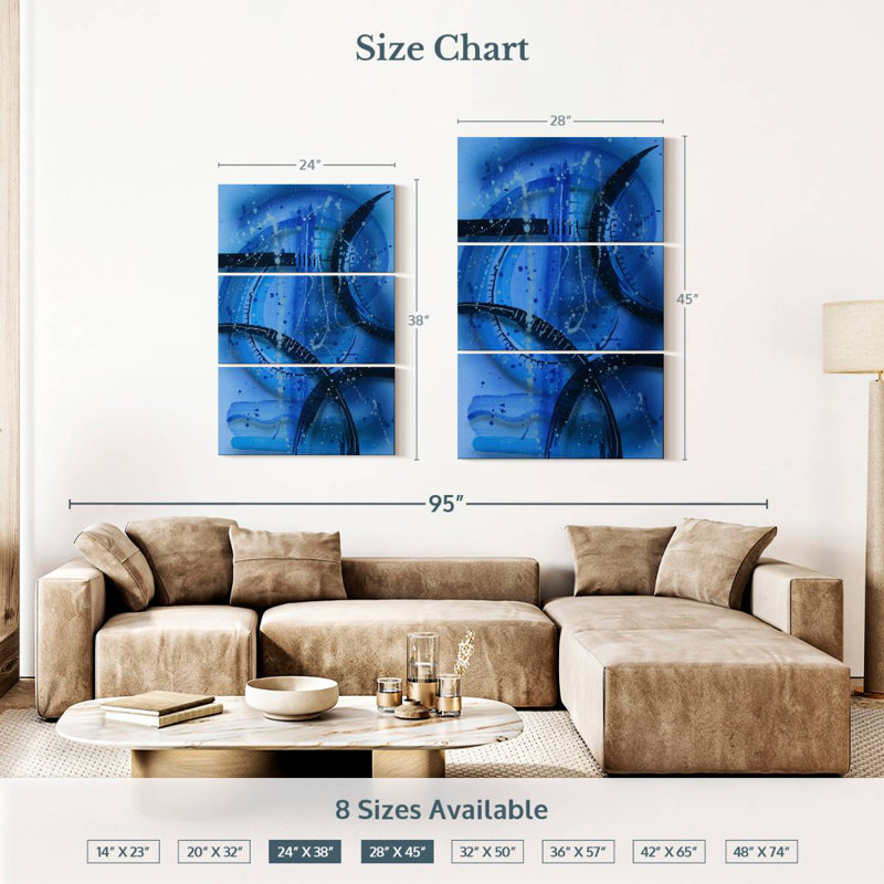 Abstrait bleu Tech