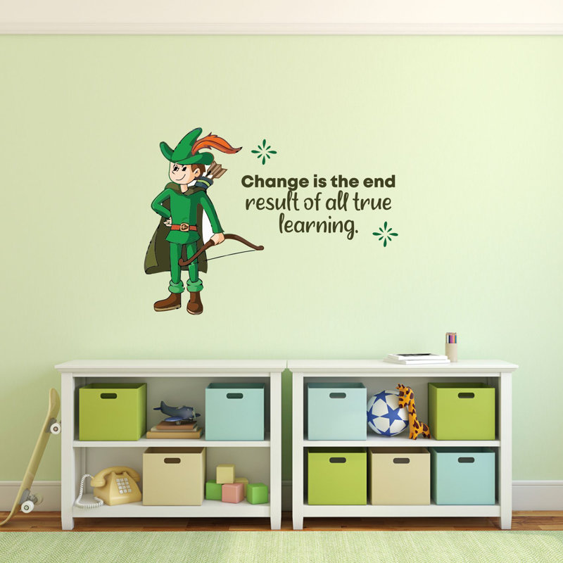 Text & Numbers Wall Decal, 15" H x 30" W x 0.05" D