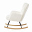 Fauteuil berçant et oscillant rembourré et rembourré en tissu-1831650746