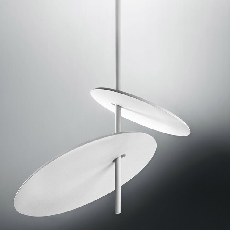Lua 2-Light LED Unique / Statement Geometric Chandelier