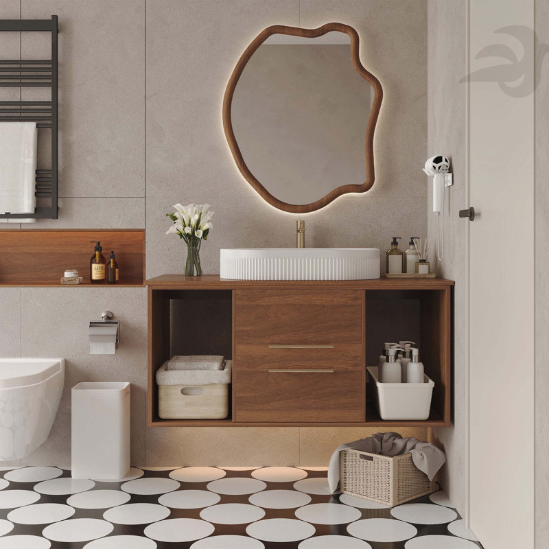 Meuble-lavabo mural 39,4 po