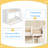 Sturdy Construction Twin Over Full Bunk Bed With Shelf And LED-1161437299